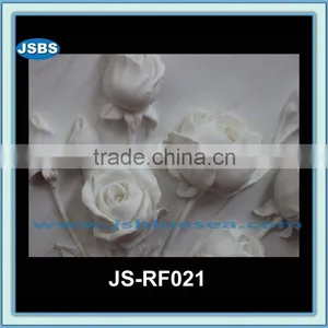 Hand Craft of Marble Wall Flower Relief thumbnail-1