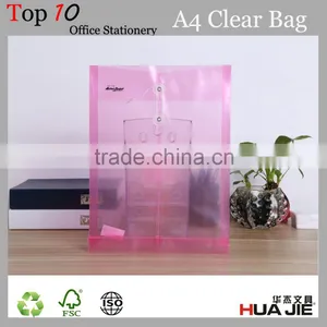 Transparent String Closure Envelope pp Plastic Clear Document File Bag a4 Size File Folder thumbnail-1