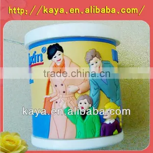 DIY PVC Mug Cup, Soft Pvc Mug, 3d Embossed Logo Cup thumbnail-1