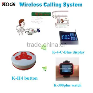 Wireless Ticket Number Systems With Waiter Smart Watches for Bar Counter thumbnail-1