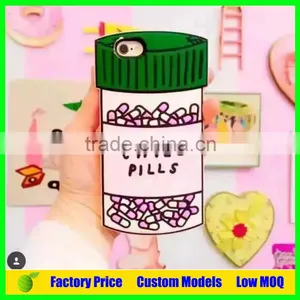Chill Pills Design Silicone Mobile Phone Case for Apple Iphone 5 6 6plus Price 1.5usd Quality Choice thumbnail-3