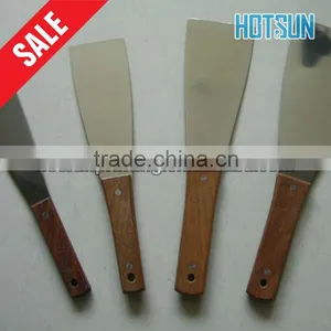 Stainless Steel Spatula With Wooden Handle Stainless Steel Ink Spatulas thumbnail-4