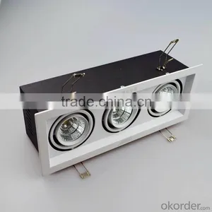 Led Grille Light Dimmable 3pcs 30w Cob Led Spotlight High Power COB,high CRI (Ra >80),excellent Lighting Performance thumbnail-2