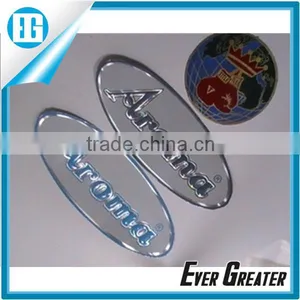 Custom Thin Silver Metal Stickers,aluminum Sticker Strong Adhensive Metal Stickers thumbnail-1