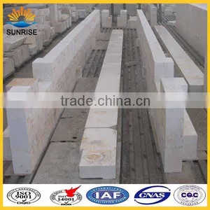 Fused Cast AZS Refractory Brick 33# Refractory Brick for Fireplace thumbnail-1