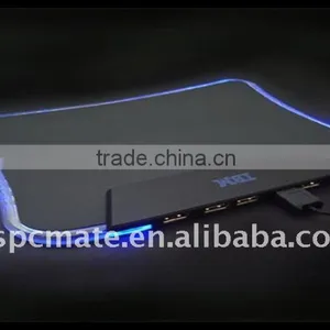 Mouse Mat,mosue Pad With 4 Port Usb Hub and Led Light thumbnail-1
