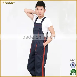Custom Men's Jump Suit Overalls Bibs Workwears With Embroidery Logo thumbnail-3