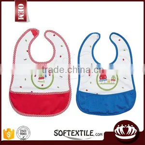 2015 Hot Sale Multi Styles Cartoon Cotton Baby Bibs Wholesale thumbnail-1