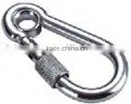 Stainless Steel Snap Hook With Eye and Screw thumbnail-1