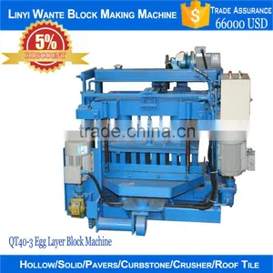 Hot Sale Movable Concrete Block Making Machine in Discount, QT40-3 Block Machine Price thumbnail-1