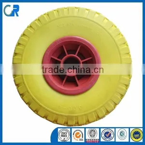 Manufacturer High Quality 3.00-4 260x85 pu Foam Solid Wheel thumbnail-4