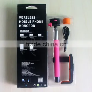 Bluetooth Monopod , Wireless Monopod, Portable Handheld Self-Timer Selfie Stick thumbnail-1