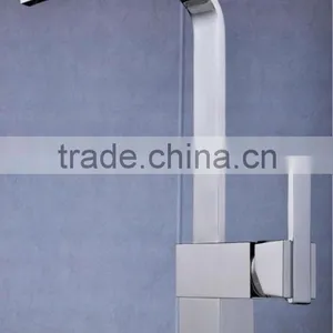 Deck Mounted Kitchen Sink Mixer Tap With Swivel Spout QH0718 thumbnail-1