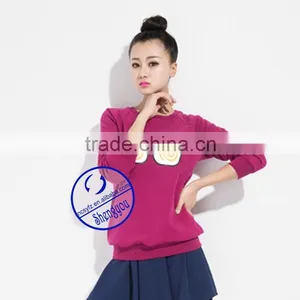Made in China Womens Crewneck Custom Printed Sweatshirt thumbnail-4