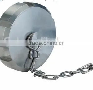 Stainless Steel Sanitary Pipe Fittings Blind Nut With Chain thumbnail-1
