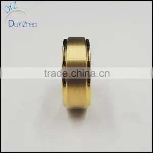 Flat Tungsten Gold Ring Wedding Ring Designs thumbnail-2