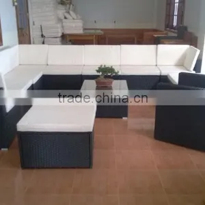PE Poly Rattan Wicker Outdoor / Garden Furniture - Lounge Set thumbnail-5