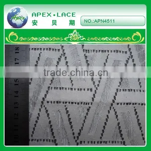 APN4511- Sequence Lace Fabric/jacquard Nylon Lace Fabric/guangzhou Fabric Market thumbnail-1