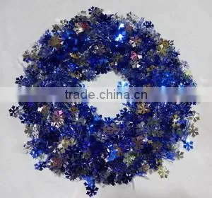 2015 Cheap Decorative Christmas PET Wreath thumbnail-2