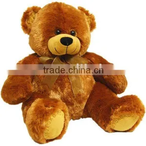Soft Plush Toy Bear Stuffed Toy With a Ribbon thumbnail-1