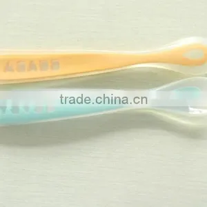 Hot Safe and Health Feeding Baby Silicone Spoon thumbnail-2
