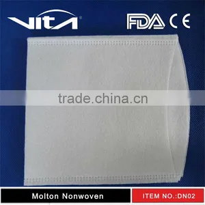 Disposal Nonwoven Molton Washing Gloves 15x22cm thumbnail-1