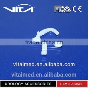 White Single Plastic Hanger For Urine Bag With EO Certificate thumbnail-1