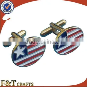 Design Your Own Cufflinks With Gold Plated Enameled thumbnail-1