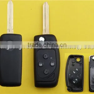 4 Buttons Flip Folding Key Cover Blank Shell Replacement Toyota thumbnail-1