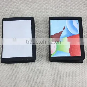 Advertising Sublimation Black Custom Logo Wallet for Kids thumbnail-2