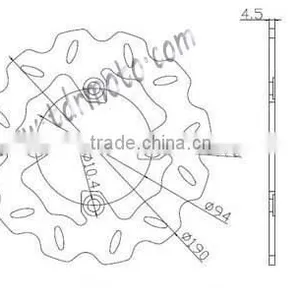 Brake Disc Rotors for Motorcycle thumbnail-1