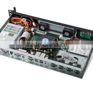 1U 19 Inch Standard Industrial Embedded Chassis With Intel Qual Core I7-4790T 2.5G 2G/32G SSD,250 Watts Turbine Cooling thumbnail-5