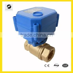 CWX-15Q 2 Way Mini 8mm Motorized Ball Valve 2 Wires Control BSP for Heating System thumbnail-1
