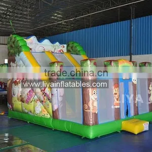 1000Feet Giant Splash Inflatable Water Slide, Inflatable Slide thumbnail-1