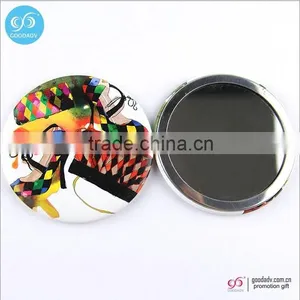 Promotion Custom One Side Tin Metal Mirror Wedding Gift Hand Mirror Quality Choice thumbnail-4