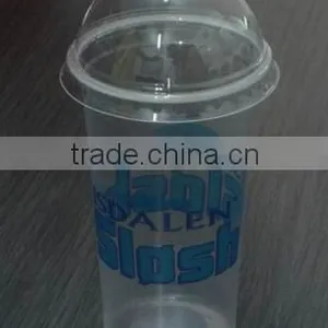 Disposable Plastic Drinking Cup With Dome Lid thumbnail-1