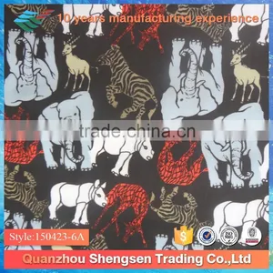 Colorful Animal Printed Swimwear Fabric thumbnail-1
