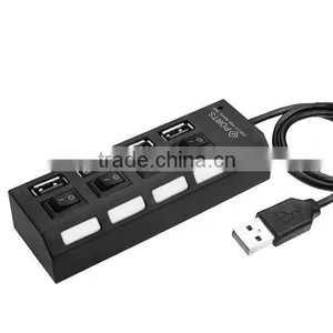 4 Port USB Hub Splliter USB 2.0 Hub USB Splitter With Separate ON/OFF Switch For Laptop Computer Notebook thumbnail-4