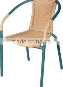Wicker Tattan Garden Dinning Chair thumbnail-1