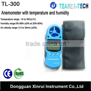 Industrial 0.3 to 30m/s Air Flow Anemometer / Wind-speed Meter With Humidity and Temperature thumbnail-1