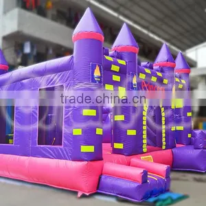 Outdoor Castle & Slide Combo Inflatable Combo Bouncy Jumping Castle With Slide for Sale thumbnail-2