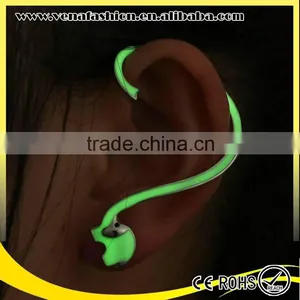 Animal Punk Model Glow in the Night Ear Earring Clip thumbnail-1