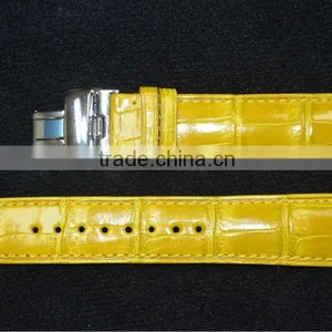 Top Quality Genuine Alligator Leather Watch Band Leather Watch Strap Wrist Band thumbnail-1