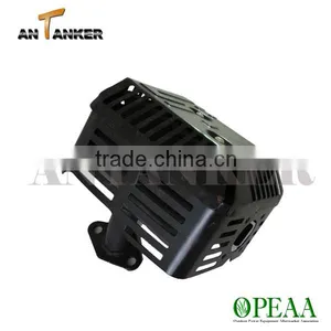 5.5hp 168F Black 18300-ZE1-900 With Exhaust Pipe Small Engine Spare GX160 Pneumatic Muffler thumbnail-1