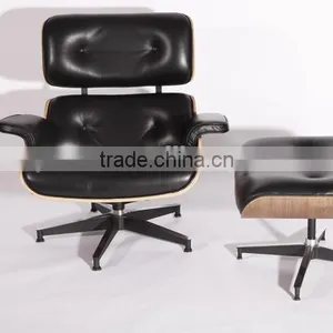 China Manufacturer Best Selling Replica Charles Emes Chair Lounge With Footrest thumbnail-1