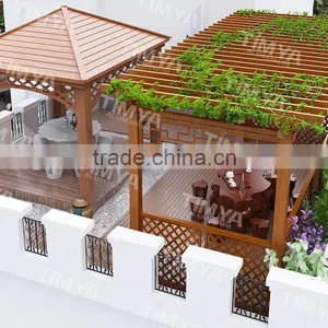 Aluminum Frame Garden Outdoor Metal Roof Gazebo thumbnail-6