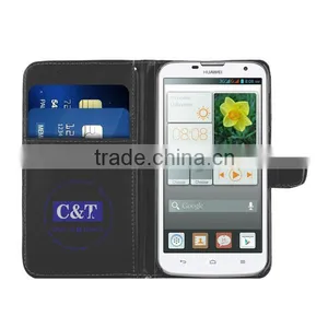 C&T Excellent Quality Most Popular Magnetic Leather Card Slot Case for Huawei Ascend G730 thumbnail-4