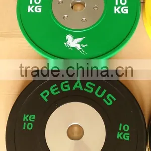 Crossfit 10kg Green Competition Bumper Plates thumbnail-5
