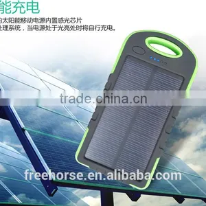 Manufacturer China,8000mAh Solar Power Bank Charger Solar Cell Phone Charger With Led Light thumbnail-6