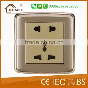 Superior Materials Lights Switch Manufacture With Silver Alloy Touch Point Of Double 13A Switched Socket thumbnail-4